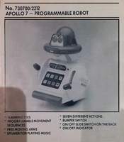 M.P.R.V. Programmable Apollo 7 Robot