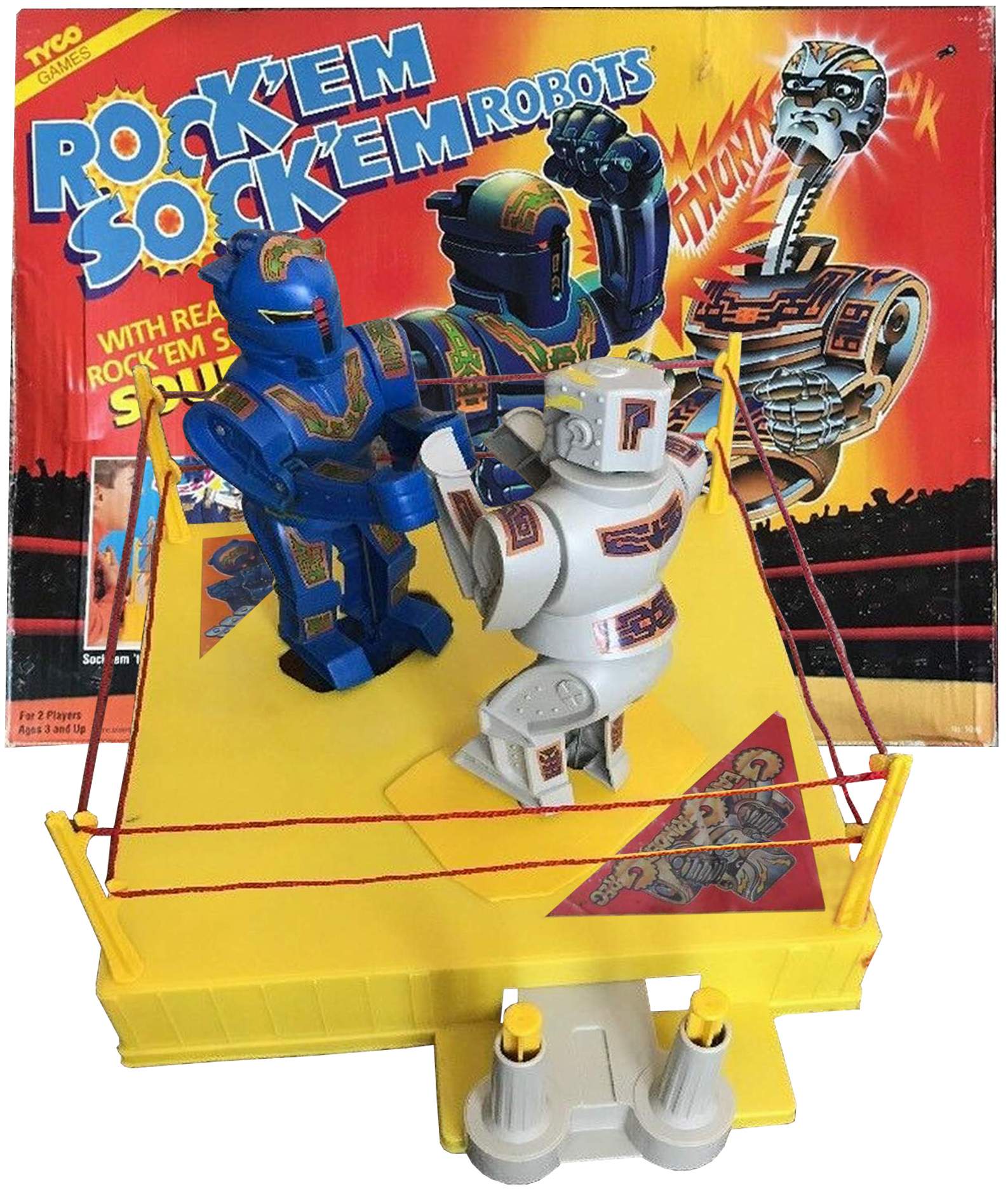 Rock 'Em Sock 'Em Robots by Marx - The Old Robots Web Site
