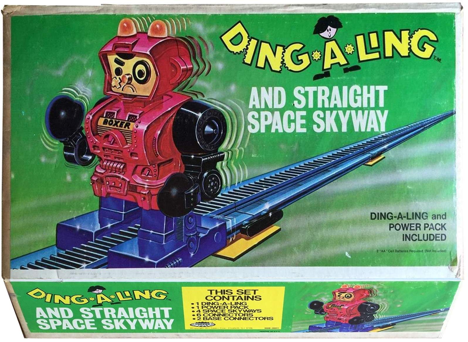 Ding-A-Ling Robots by Topper Toys - Ding-A-Ling Robots were produced