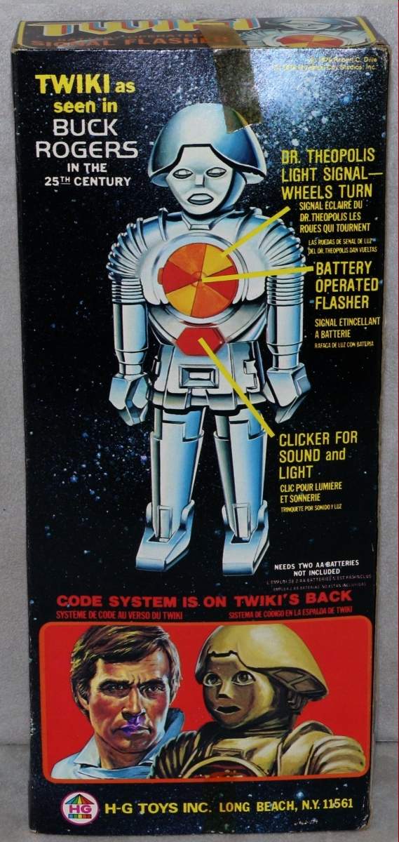 Twiki Robot - Twiki is a fictional character on the television series Buck Rogers...